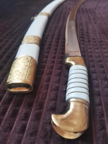 Шашка "ПАРАДНАЯ" 2-х доловая сталь 60С2А